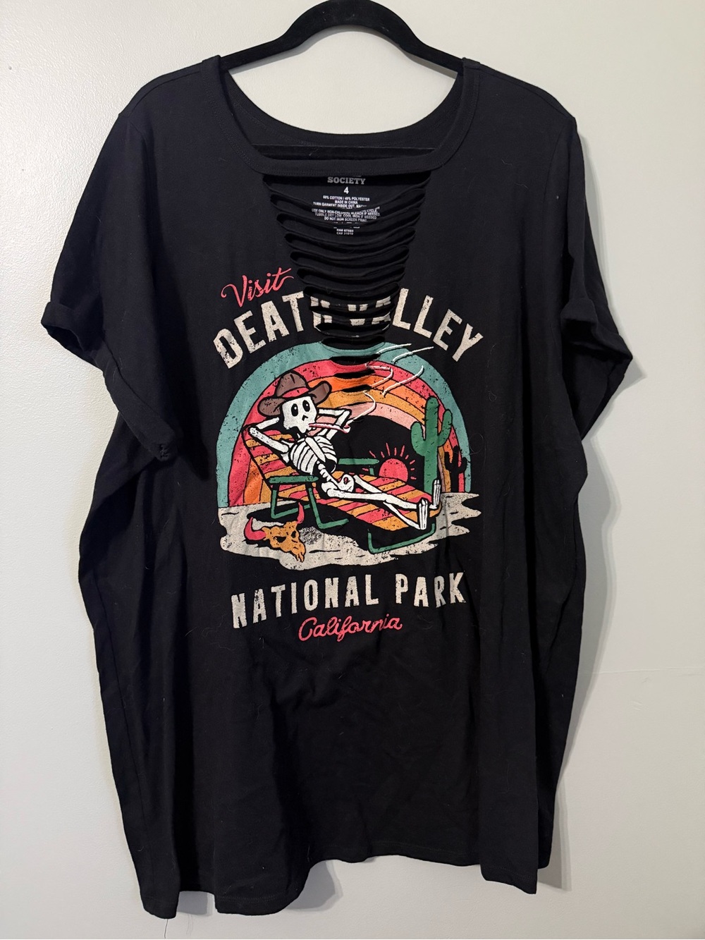 Society Black 'Death Valley National Park' Graphic Tee Plus Size